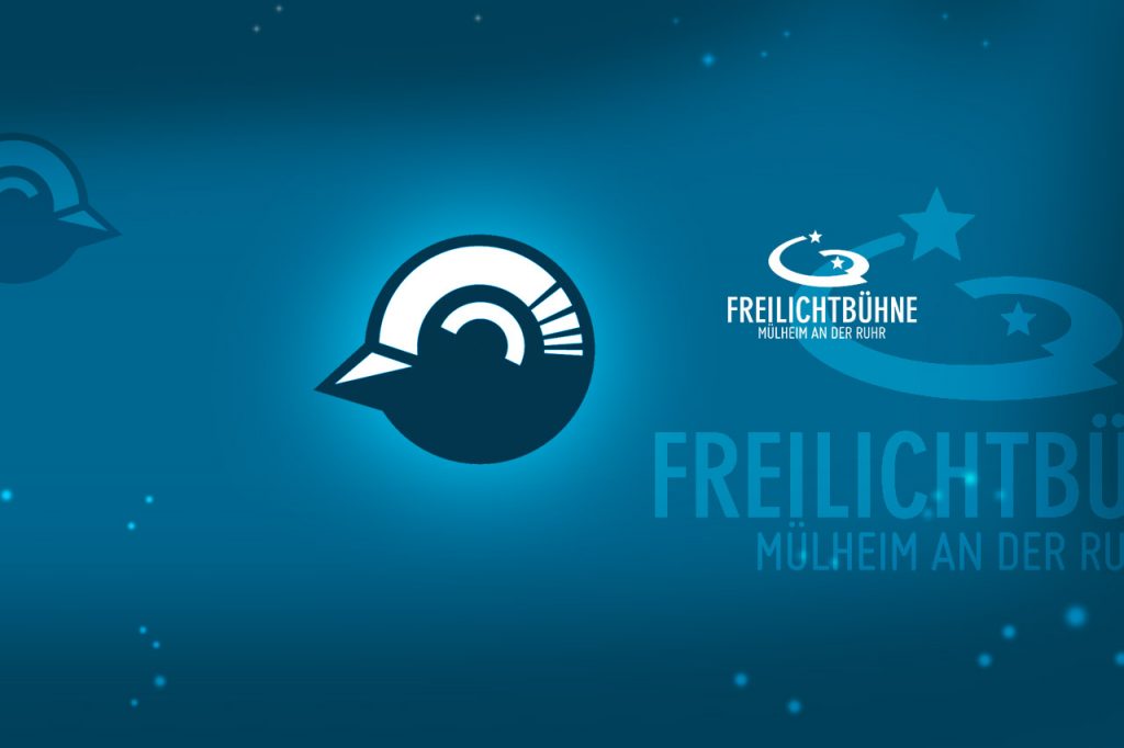 Zwei Logos für die Freilichtbühne in Mülheim an der Ruhr
